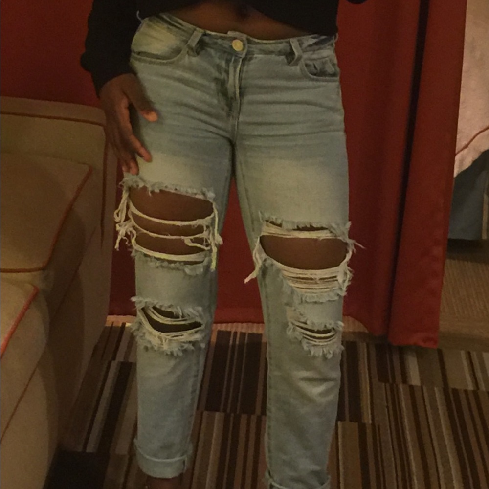 Distressed Jeans